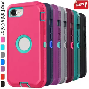 For Apple iPhone SE (2020 2022) Hybrid Shockproof Case Heavy Duty Phone Cover - Picture 1 of 100