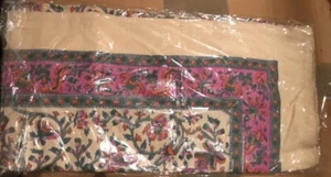 2x Tischdecke Indien Handdruck 110x110cm Druckdecke indisch - Bild 1 von 2
