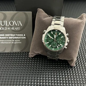 Bulova - Marine Star Green Herren Quarzuhr NEU mit Etikett (96B396) - Bild 1 von 9