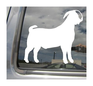 Boer Goat - Farmer Auto Window High Quality Vinyl Decal Sticker 01099 - Picture 1 of 2