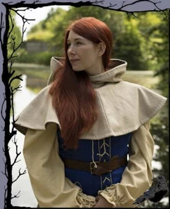 Mittelalter Larp Gugel Wolle - Medieval Epic Armoury