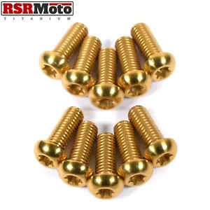Ducati Scrambler 400 800 1100 Titanium Front Brake Disc Rotor Bolts, All Models - Picture 1 of 3