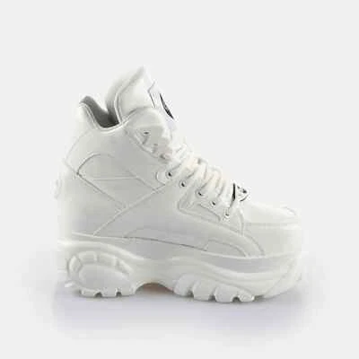 Buffalo London Plateau Vegan Nappa High Damen Boots (weiß)