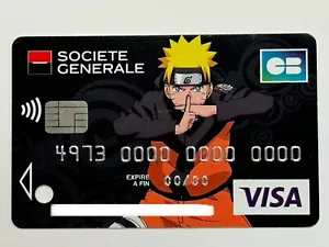 Naruto Visa Credit Card▪️Sample▪️France▪️Carte Bleue▪️Collectible Only - Picture 1 of 4