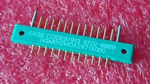 Conector de una fila IEH Corp HGM012MDA2X71A000, nuevo stock antiguo, cantidad - 8 piezas - Imagen 1 de 12