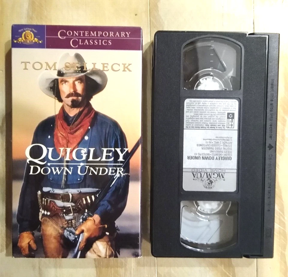 Quigley Down Under VHS 1990 Tom Selleck - Fast Shipping! - Image 1 of 1