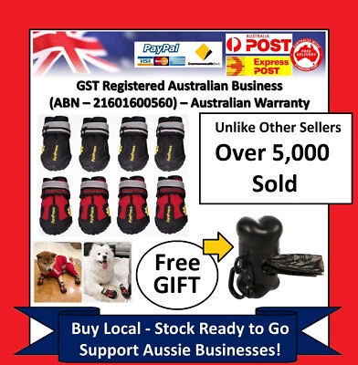 POMPREECE - Mascota Perro Gato Cachorro Gato Zapatos Botas Impermeable Antideslizante Protector de Pata Foto 1 de 4