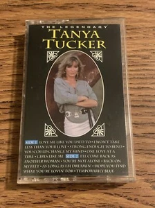 Vintage Audio Music Cassette Tape The Legendary Tanya Tucker - Picture 1 of 2