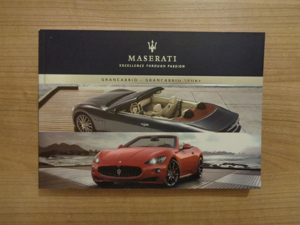 Manual del propietario deportivo Maserati Grancabrio/Grancabrio Foto 1 de 1