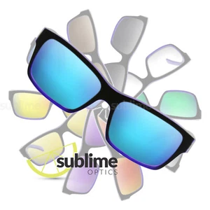 POLARIZED Metallic Ice Blue Replacement Lenses for Von Zipper Fulton ~ bleu blau - Picture 1 of 5