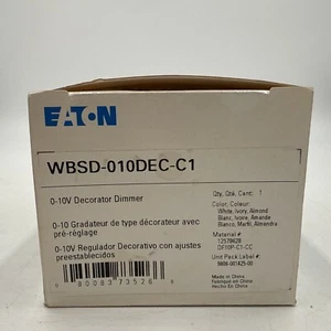 Eaton, WBSD-010DEC-C1 0-10v, atenuador decorativo - Imagen 1 de 9