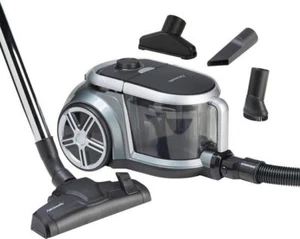 Hanseatic Bodenstaubsauger V18C01A-80 800W beutellos Hygiene 66310616 Silber - Bild 1 von 6