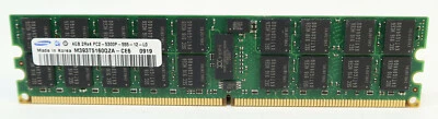 Samsung M393T5160QZA-CE6 4GB DDR2 667MHz PC2-5300 Server RAM Memory  - Image 1 of 4
