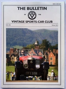 VSCC Vintage Sports Car Club Bulletin No. 278. Winter 2012 - Bild 1 von 3