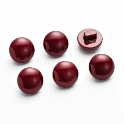 10X DIY Resin Mushroon Shape Half Ball Buttons with Shank Knit Cardigan Sewing - Image 1 of 4