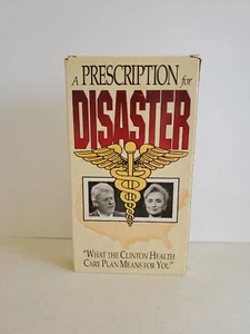 Bill and Hillary Clinton's Circle of Power - A Prescription For Disaster VHS OOP - Picture 1 of 4