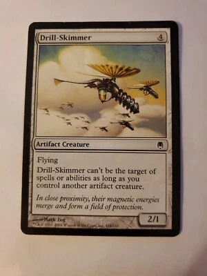 MTG Magic The Gathering Card Drill-Skimmer Artifact Creature Darksteel 2004 - Image 1 of 2