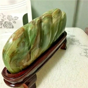 3940g Beautiful Natural Afghanistan jasper Specimen + wood stand  320 - Picture 1 of 9