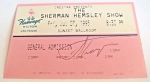 Joe Frazier Autographed Ticket Stub Flamingo Hilton Las Vegas 1995 - Picture 1 of 4