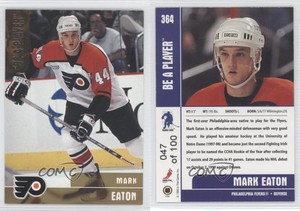 1999-00 ITG Be A Player Memorabilia Gold /100 Mark Eaton #364 Rookie RC