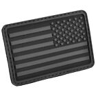HAZARD 4 USA FLAG RIGHT ARM MORALE PATCH TACTICAL PATROL 3D LOGO BLACK
