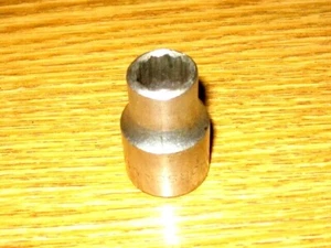 Vintage Thorsen Socket 7/16" 12 pt 1/2" drive #514 - Foto 1 di 4