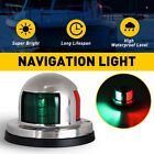2 1 IN Marine Yacht Boat 12V Pontoon Stainless Steel LED Navigation Bow Lights