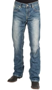 Stetson Western Denim Jeans Mens 1014 Fit Light 11-004-1014-4016 BU - Picture 1 of 1