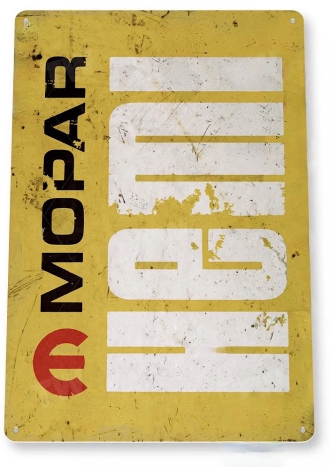 MOPAR TIN SIGN HEMI DODGE DEMON CHALLENGER CHARGER DUSTER 440 SCAT PACK SERVICE - Image 1 of 1