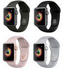 Apple Watch Series 3 38 mm A1858 8 Go Wi-Fi + étui GPS aluminium + bracelet, très bon