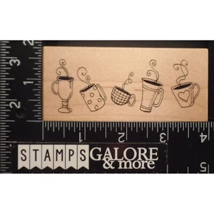 Tolle Impressionen Stempel G449 SKETCHIERT KAFFEE TEE TASSEN BRÜHEN BRÜHEN #W04 - Bild 1 von 2