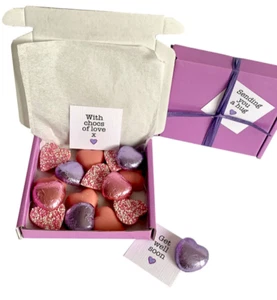 Pequeñas golosinas! Pequeña caja de chocolates.Ideal Día de la Madre/Personalizar bien - Imagen 1 de 19