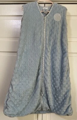 Halo SleepSack Baby/Infant Medium (6-12M) (16-24 lbs) - Blue Micro Fleece Dots - Image 1 of 4