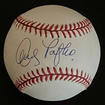 Andy Pafko, Braves & Cubs — Autographed ONL Ball w/UV Protected Cube — PSA/DNA - Image 1 of 4