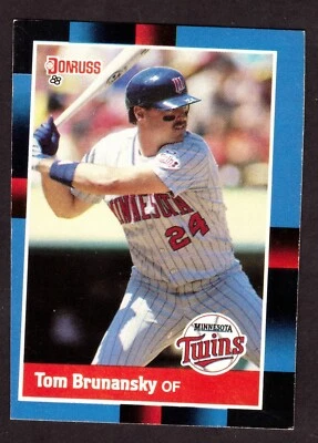MISCUT Tom Brunansky Minnesota Twins: Donruss 1988 #245 Baseball Card - Image 1 of 2