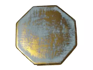 STANGL ANTIQUE GOLD 6" Octagon STONEWARE TILE - Picture 1 of 3