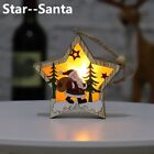 Luminous Hanging Snowman/Santa/Elk Christmas Tree Ornaments Xmas Led Lights