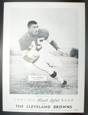 1959 Cleveland Browns Carling Black Label Beer Leroy Bolden