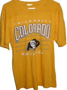 Vintage 1980s Colorado Buffaloes t shirt Large - Picture 1 of 2