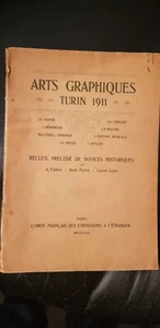 Tipografia Les arts graphiques a l'exposition de Turin 1911 - Picture 1 of 7