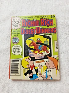 Richie Rich Comic 1981 Harvey Digest Mags Digest Winners Magazine #8 - Picture 1 of 3