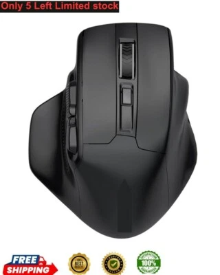 Ratón Inalámbrico Ergonómico para Manos Grandes, 4800 DPI, 6 Botones, Batería Larga Duración Foto 1 de 4