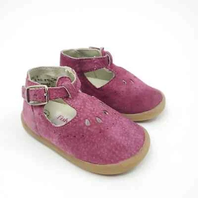 Fisher Price bebê menina magenta Mary Janes 2T vintage - Imagem 1 de 4