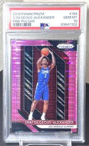 ( /42 PSA10 ) Shai Gilgeous-Alexander 2018-19 Prizm RC #184 Pink Pulser Rookie - Bild 1 von 3