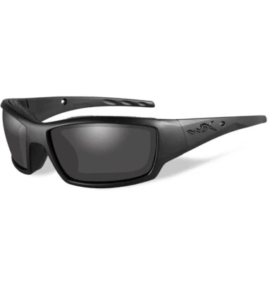 Gafas de sol de seguridad Wiley X WX Tide Black Ops marcos negros mate lentes tintadas Foto 1 de 4