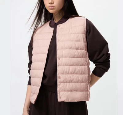 UNIQLO PUFFTECH компактный жилет S-3XL упаковываемый с подкладкой без рукавов женщин 478569 новый с Ярлыками - Изображение 1 из 4