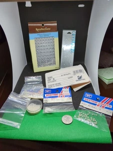 Swarovski Red Hycainth Crystals, Solid Pearls and Rhinestones for crafting - Picture 1 of 14