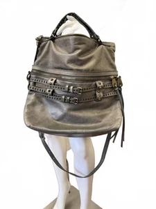 Borsa a tracolla Joelle Hawkens by Treesje Sage in pelle morbida grande - Foto 1 di 5