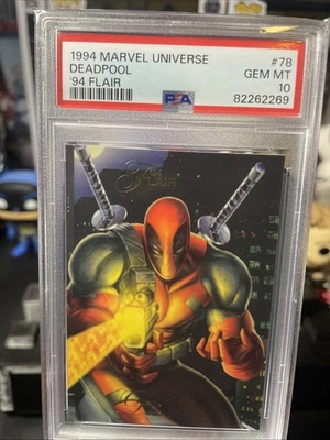 1994 Fleer Flair Marvel Annual - Deadpool #78 - PSA 10 - Image 1 of 2