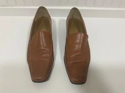 Женские мокасины Kenneth Cole коричневая кожа 8 М без шнурков сделано в Италии - Изображение 1 из 4